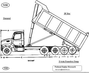 D-Train frameless dump