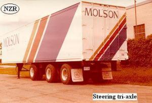 NZR Molson Steering Tri-Axle Trailer